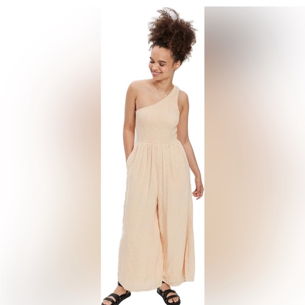 American Eagle Outfitters One-Shoulder Jumpsuit
